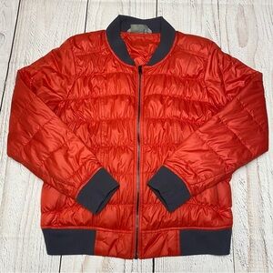 Athleta Women's Red Goose Down Puffer Jacket XL